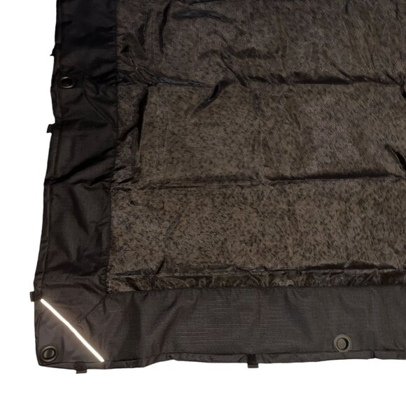 New Open FXW Dog Playpen Mesh Cover Top Black Fits 8 Panel 24" Height Visibility - Picture 4 of 11
